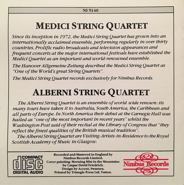 Felix Mendelssohn-Bartholdy, Dmitri Shostakovich, The Medici Quartet, The Alberni Quartet : Octet In E Flat, Two Pieces For Octet Elegy And Polka (CD)
