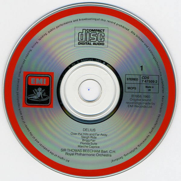 Frederick Delius - Sir Thomas Beecham, Royal Philharmonic Orchestra : Beecham Conducts Delius (2xCD, Album, Comp)