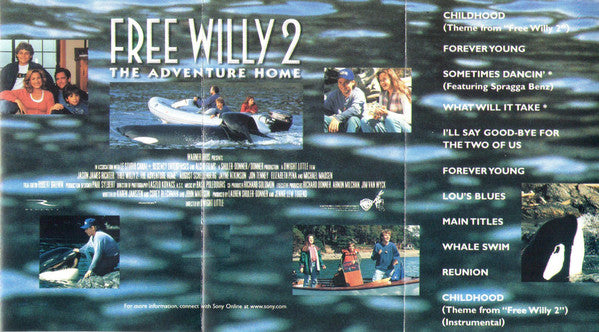 Various : Free Willy 2 (The Adventure Home) - Original Motion Picture Soundtrack (Cass, Comp)