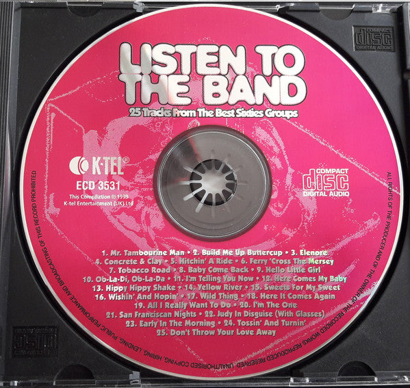 Various : Listen To The Band - 25 Tracks From The Best Sixties Groups (CD, Comp)