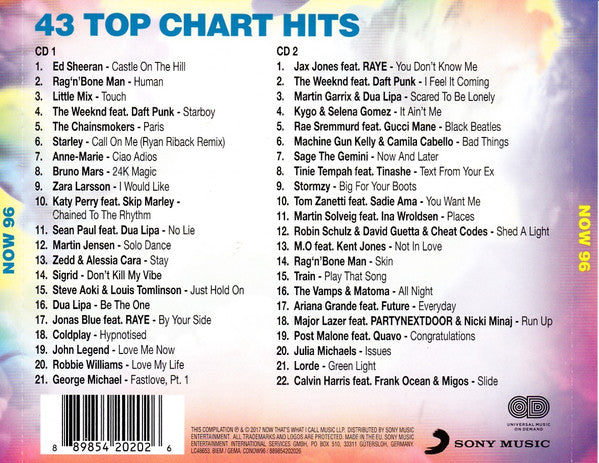 Various : Now That's What I Call Music! 96 (2xCD, Comp)
