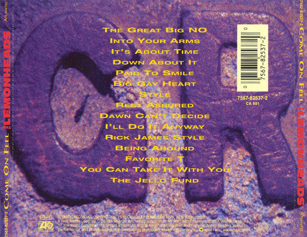 The Lemonheads : Come On Feel The Lemonheads (CD, Album, RE)