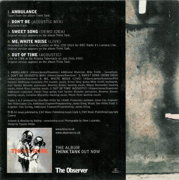 Blur : Exclusive 5 Track CD (CD, Comp, Promo)