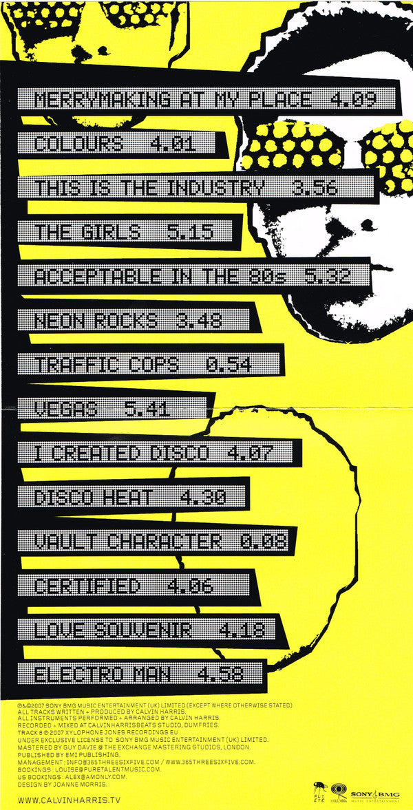 Calvin Harris : I Created Disco (CD, Album)