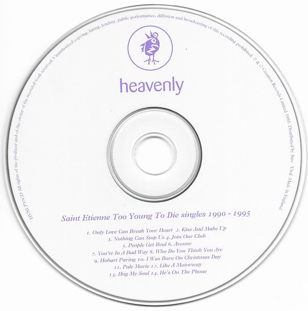 Saint Etienne : Too Young To Die (Singles 1990-1995) (CD, Comp, Nim)