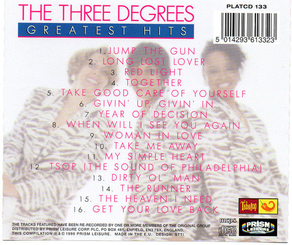 The Three Degrees : Greatest Hits (CD, Comp, RE)