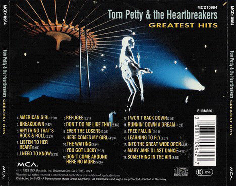 Tom Petty And The Heartbreakers : Greatest Hits (CD, Comp, RE, RM, Son)