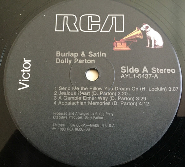 Dolly Parton : Burlap & Satin (LP, Album)