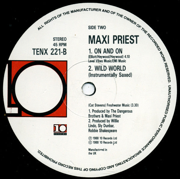 Maxi Priest : Wild World (12", Single)