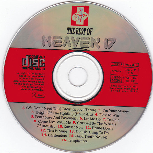 Heaven 17 : The Best Of Heaven 17 (CD, Comp, RE)