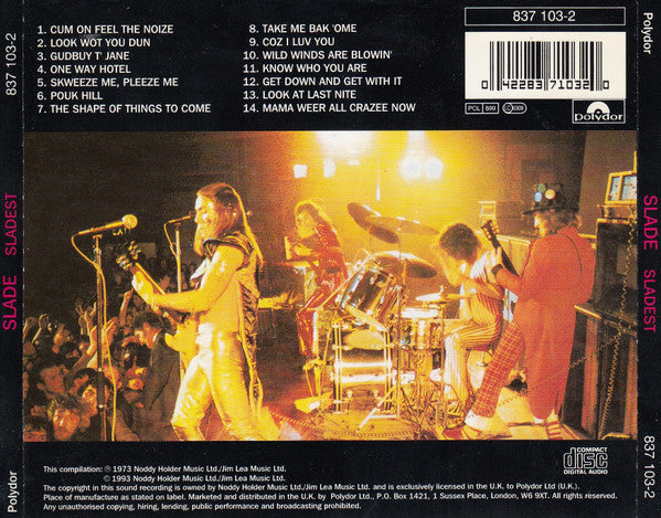 Slade : Sladest (CD, Comp, RE)