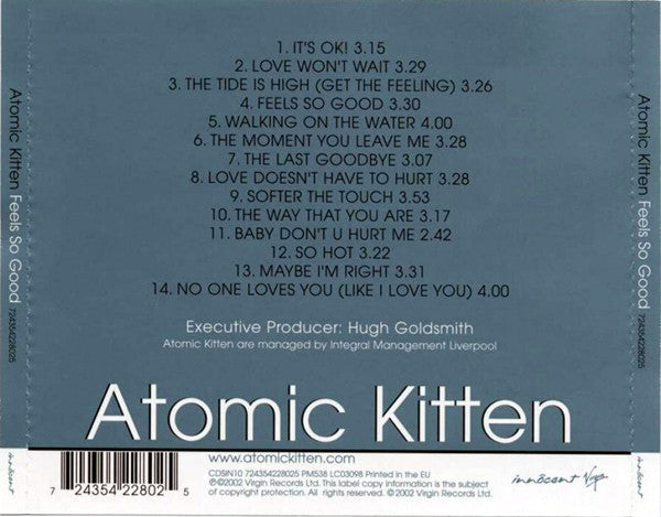 Atomic Kitten - Feels So Good (CD) (Very Good Plus (VG)) - DaddyPop