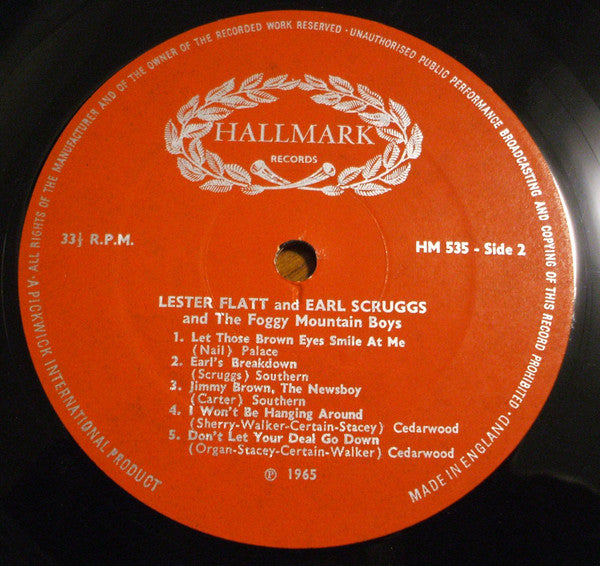 Flatt And Scruggs* With The Foggy Mountain Boys : Flatt And Scruggs With The Foggy Mountain Boys (LP, Album, Mono)