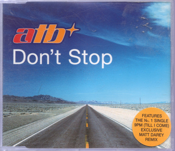 ATB - Dont Stop (CD) (Very Good Plus (VG)) - DaddyPop
