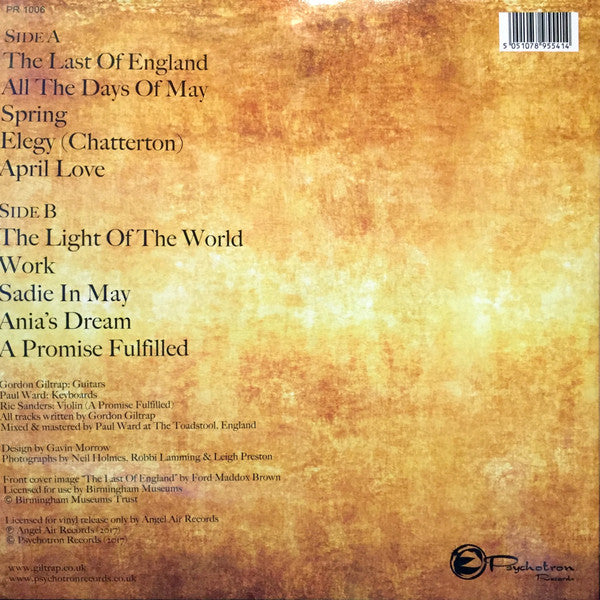 Gordon Giltrap, Paul Ward (2) : The Last Of England (LP, Ora)