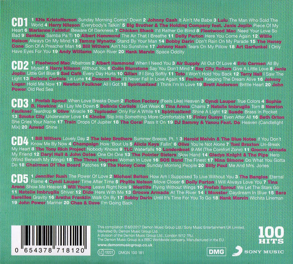 Various : 100 Hits Sunday Morning Songs (5xCD, Comp)