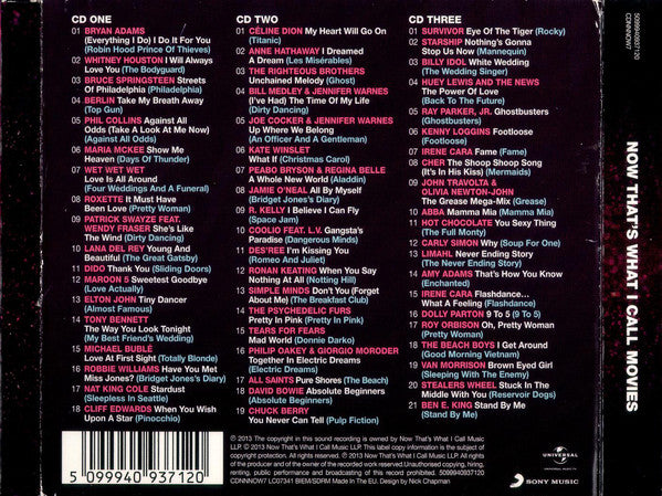 Various : Now That's What I Call Movies (3xCD, Comp)