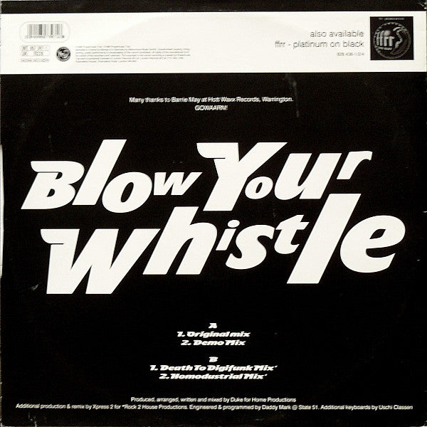 DJ Duke : Blow Your Whistle (12")
