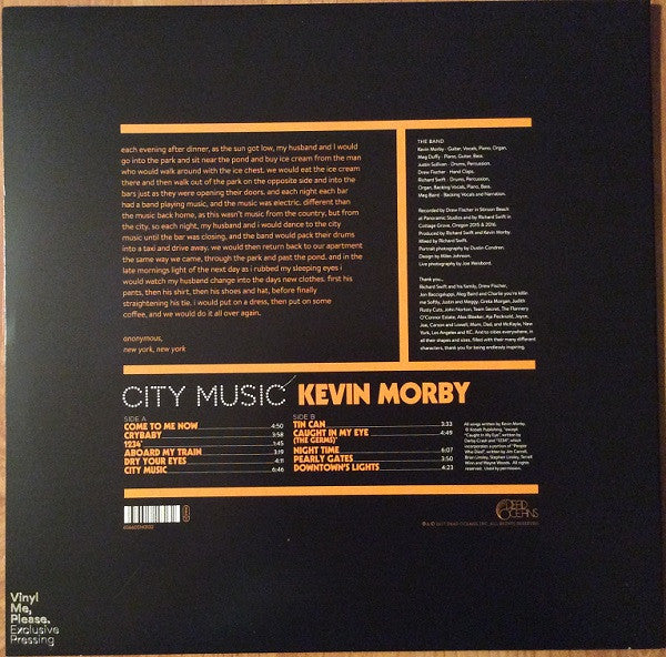 Kevin Morby : City Music (LP, Album, Club, Whi)