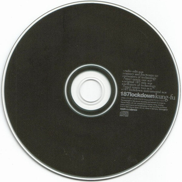 187 Lockdown - Kung-Fu (CD) (Very Good Plus (VG)) - DaddyPop