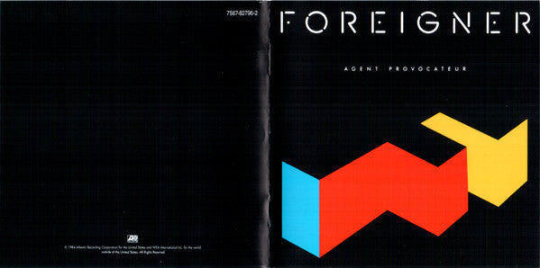 Foreigner : Agent Provocateur (CD, Album, RE, RM)