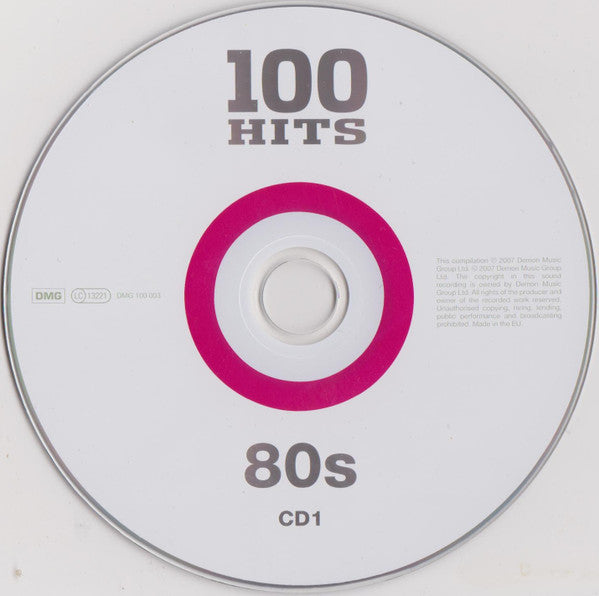 Various : 100 Hits 80s (100 Classic Tracks Of The Decade) (5xCD, Comp, VDC)