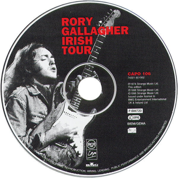 Rory Gallagher : Irish Tour (CD, Album, RE, RM, Dis)