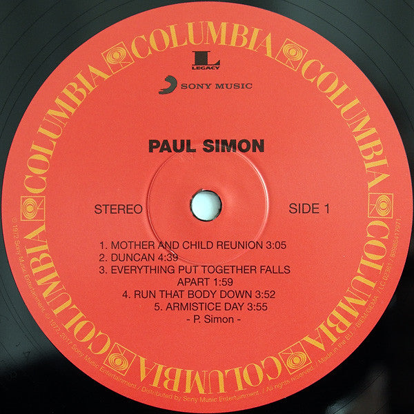 Paul Simon : Paul Simon (LP, Album, RE, 180)