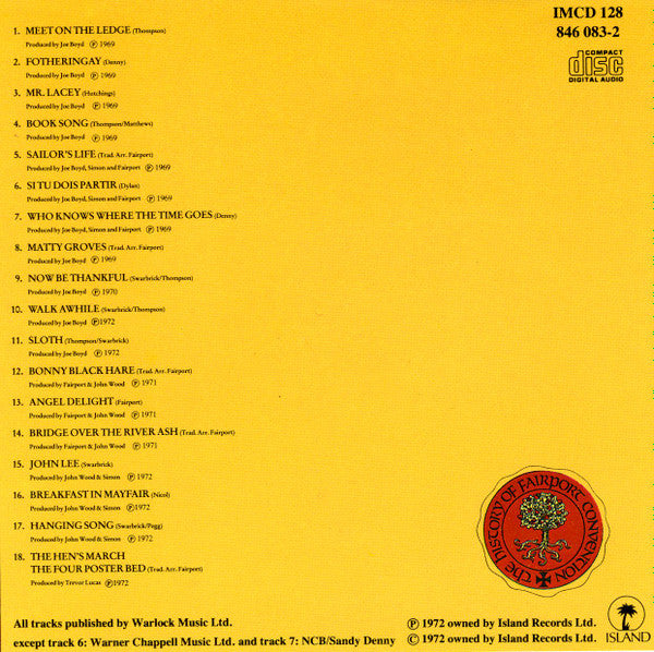 Fairport Convention : The History Of Fairport Convention (CD, Comp, RE)