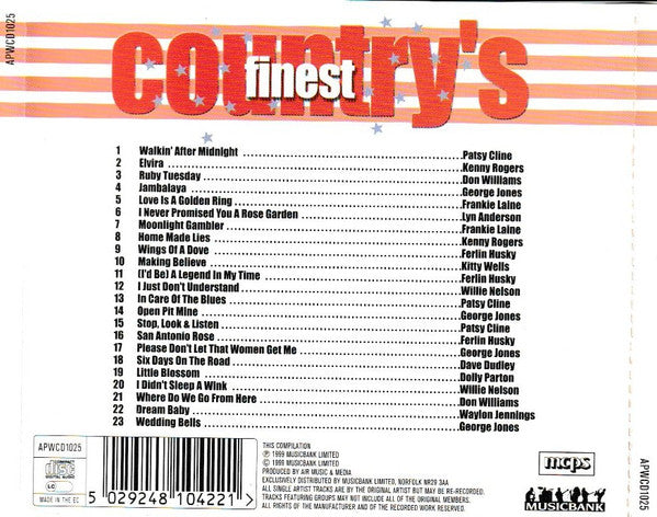 Various : Country's Finest (CD, Album, Comp)