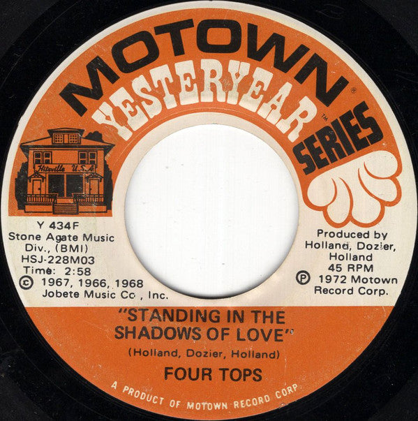 Four Tops : Reach Out, I'll Be There / Standing In The Shadows Of Love (7", Single)