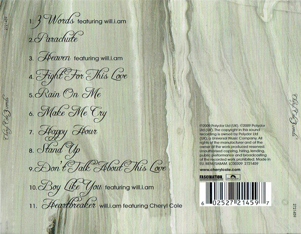 Cheryl Cole : 3 Words (CD, Album, EDC)