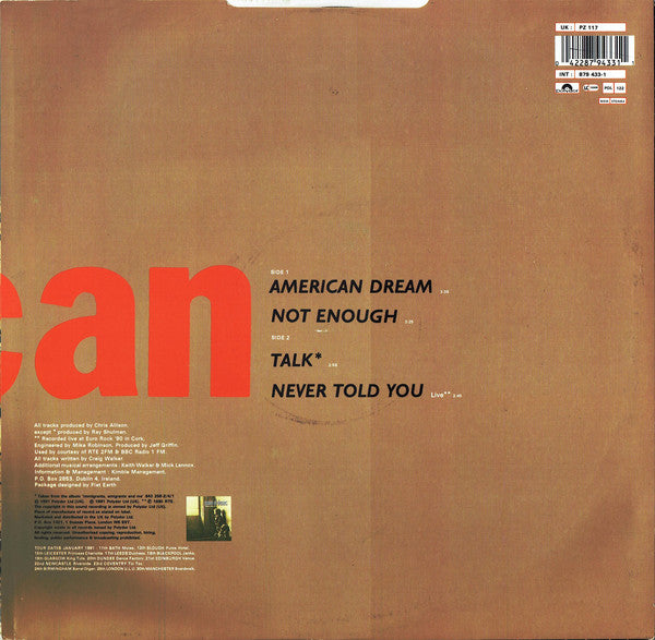 Power Of Dreams : American Dream (12", Single)