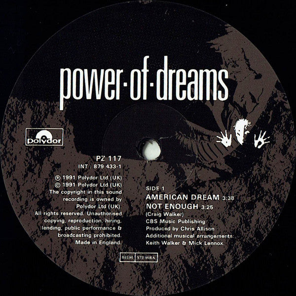 Power Of Dreams : American Dream (12", Single)
