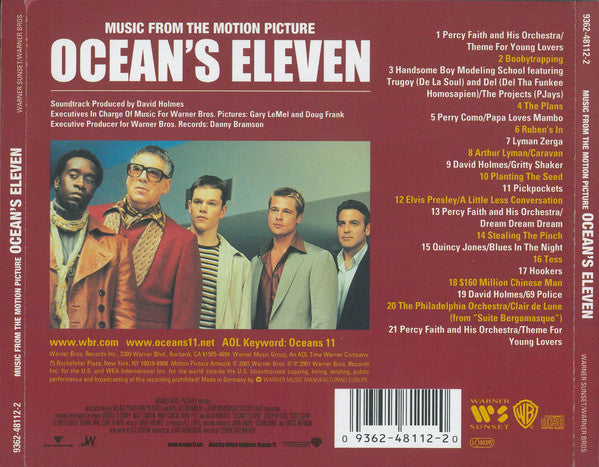Various : Music From The Motion Picture Ocean's Eleven (CD, Comp)