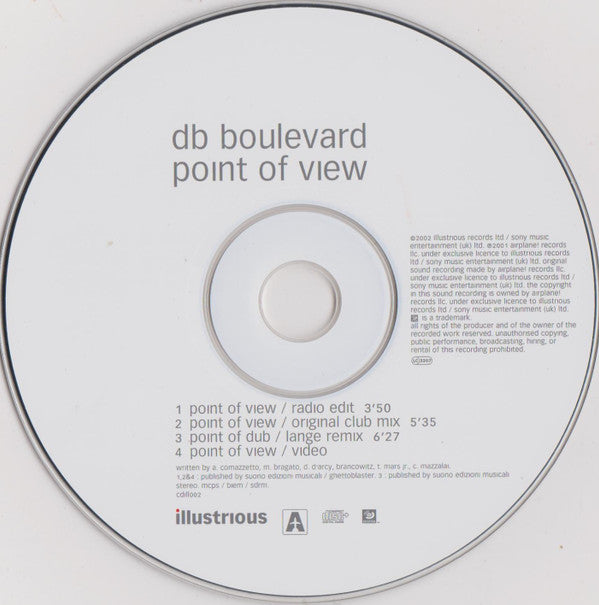 DB Boulevard : Point Of View (CD, Single, Enh)