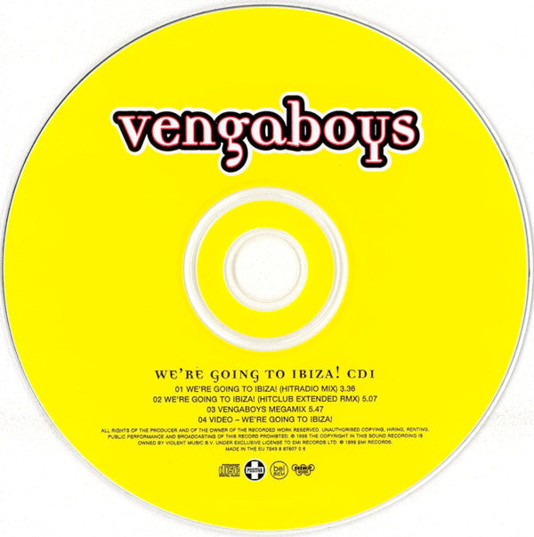 Vengaboys : We're Going To Ibiza! (CD, Single, Enh, CD1)