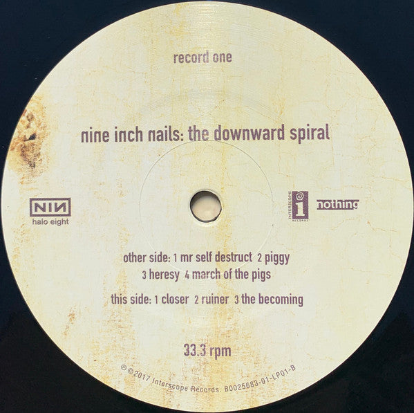 Nine Inch Nails : The Downward Spiral (2xLP, Album, RE, RM, Gat)