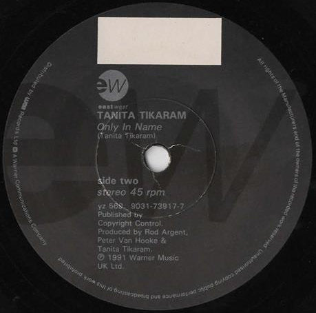 Tanita Tikaram : I Love The Heavens Solo (7")