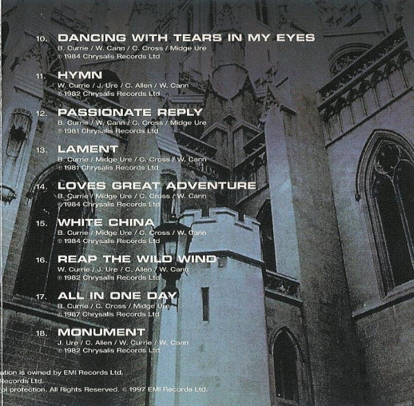 Ultravox : The Voice - The Best Of Ultravox (CD, Comp)