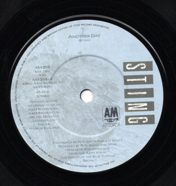 Sting : If You Love Somebody Set Them Free (7", Single)