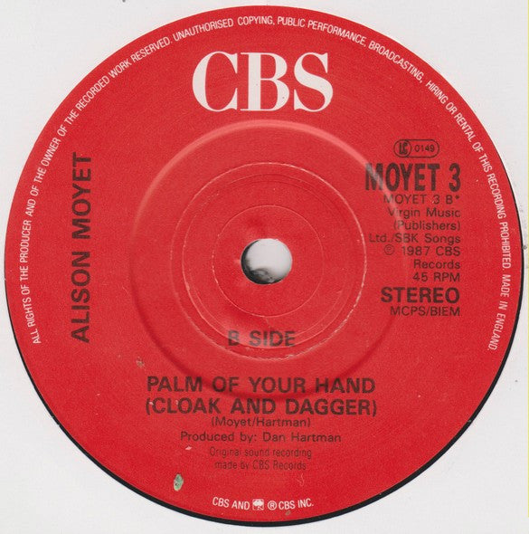 Alison Moyet - Ordinary Girl (7) (Very Good Plus (VG)) - DaddyPop