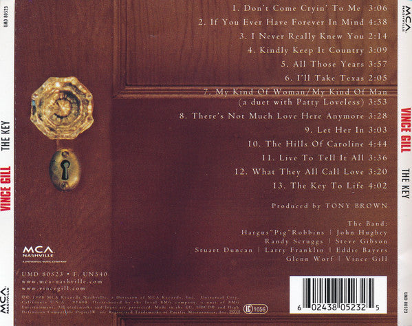 Vince Gill : The Key (HDCD, Album)