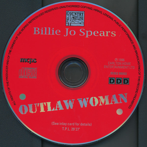 Billie Jo Spears : Outlaw Woman (CD, Album)