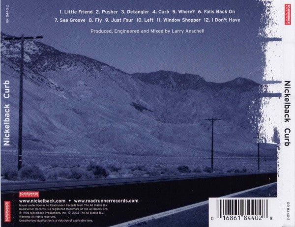Nickelback : Curb (CD, Album, RE)