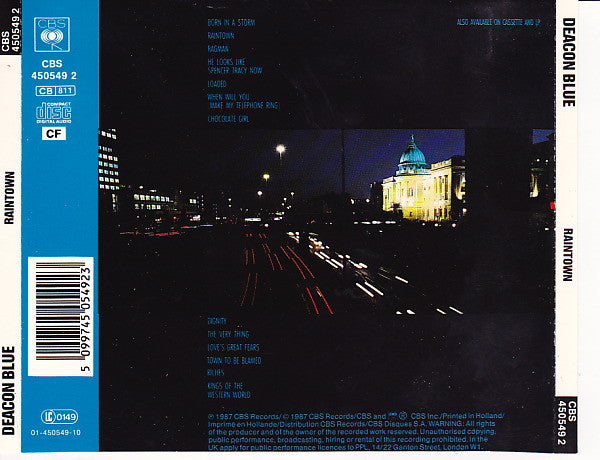 Deacon Blue : Raintown (CD, Album)
