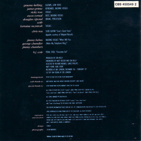 Deacon Blue : Raintown (CD, Album)