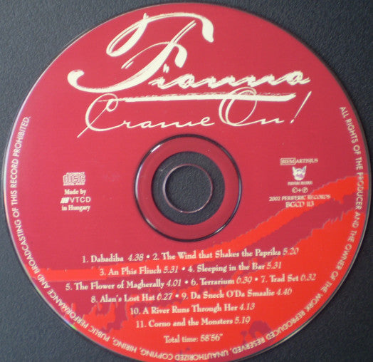 Fianna : Crame On! (CD, Album)