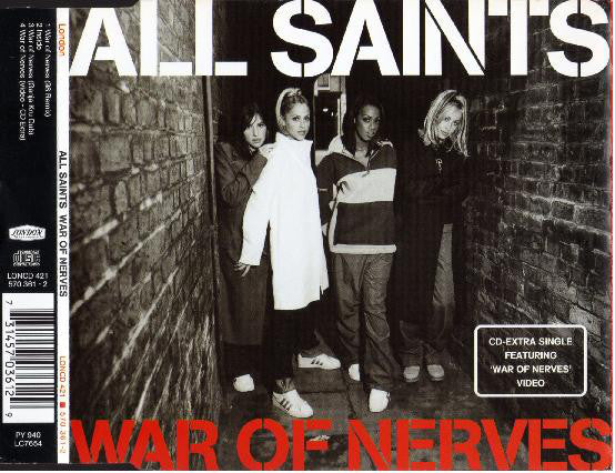 All Saints - War Of Nerves (CD) (Very Good Plus (VG)) - DaddyPop