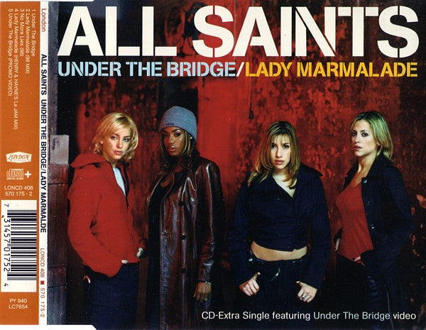 All Saints - Under The Bridge Lady Marmalade (CD) (Good Plus (G)) - DaddyPop